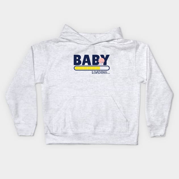 Baby loading Kids Hoodie by LR_Collections